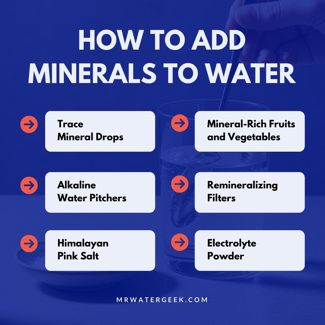 how to add minerals to water how to add minerals to water