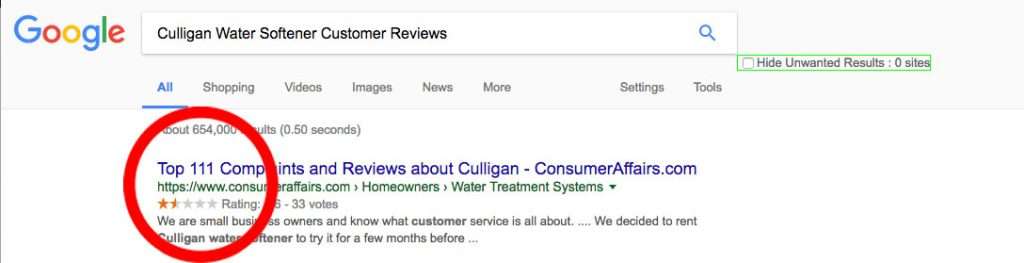 Culligan Water Softener Reviews Consumer Reports