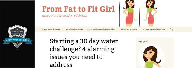 From Fat To Fit Girl - Water Diet Results