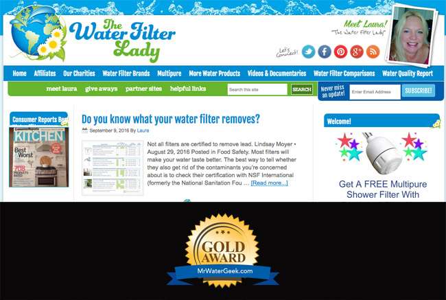 The Water Filter Lady Best Water Blogs