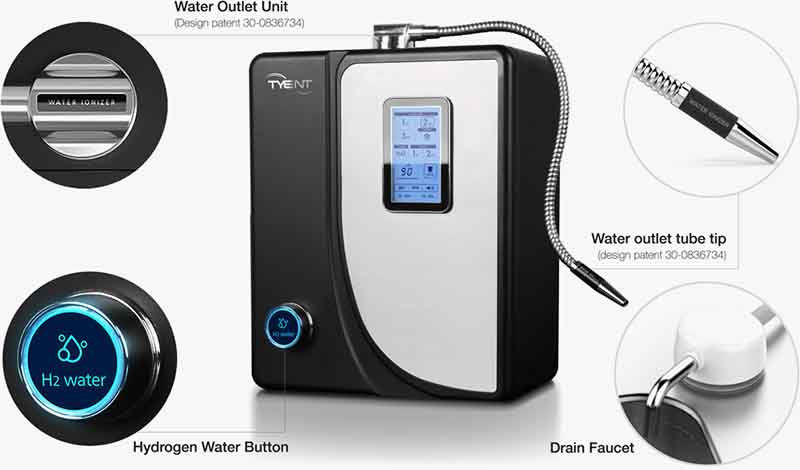 Tyent H2 Hybrid Water Outlet Graph