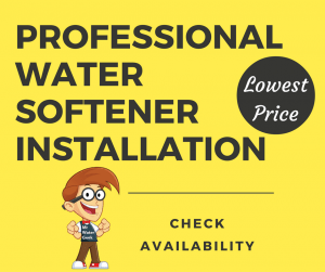 Professional water softener installation